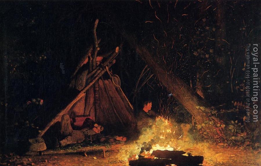 Winslow Homer : Camp Fire
